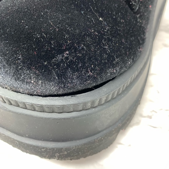 Demonia Velvet Technopagan Lace Up Mega Platform Chunky Boots 10-10.5 Goth Punk - Picture 9 of 16